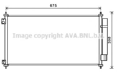 AVA QUALITY COOLING hda5282d -  Конденсатор, кондиционер